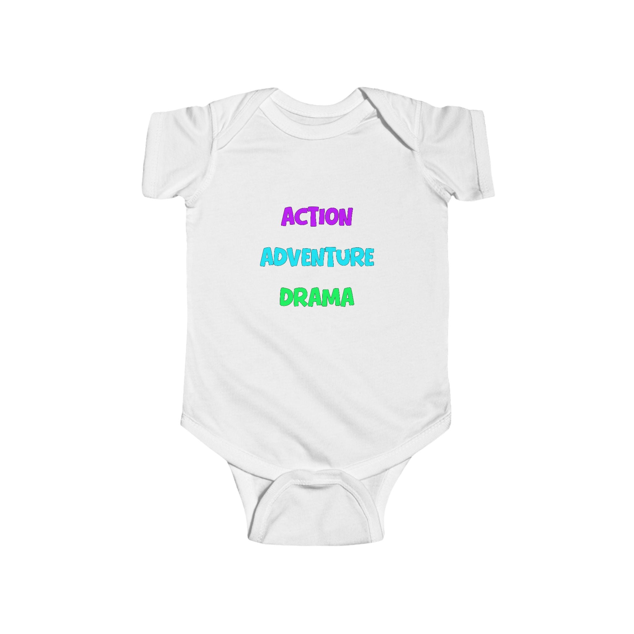 Action Adventure Drama Baby Bodysuit – Soft & Cute Infant Outfit
