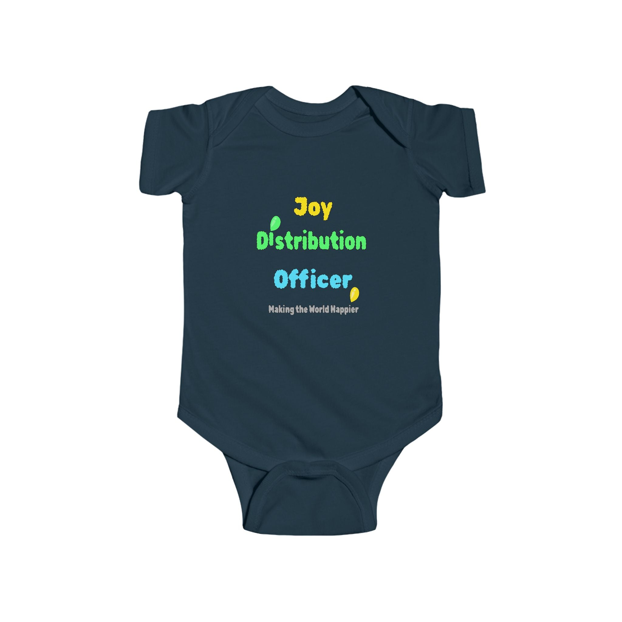 Joy Distribution Officer Baby Bodysuit – Soft & Cute Infant Outfit