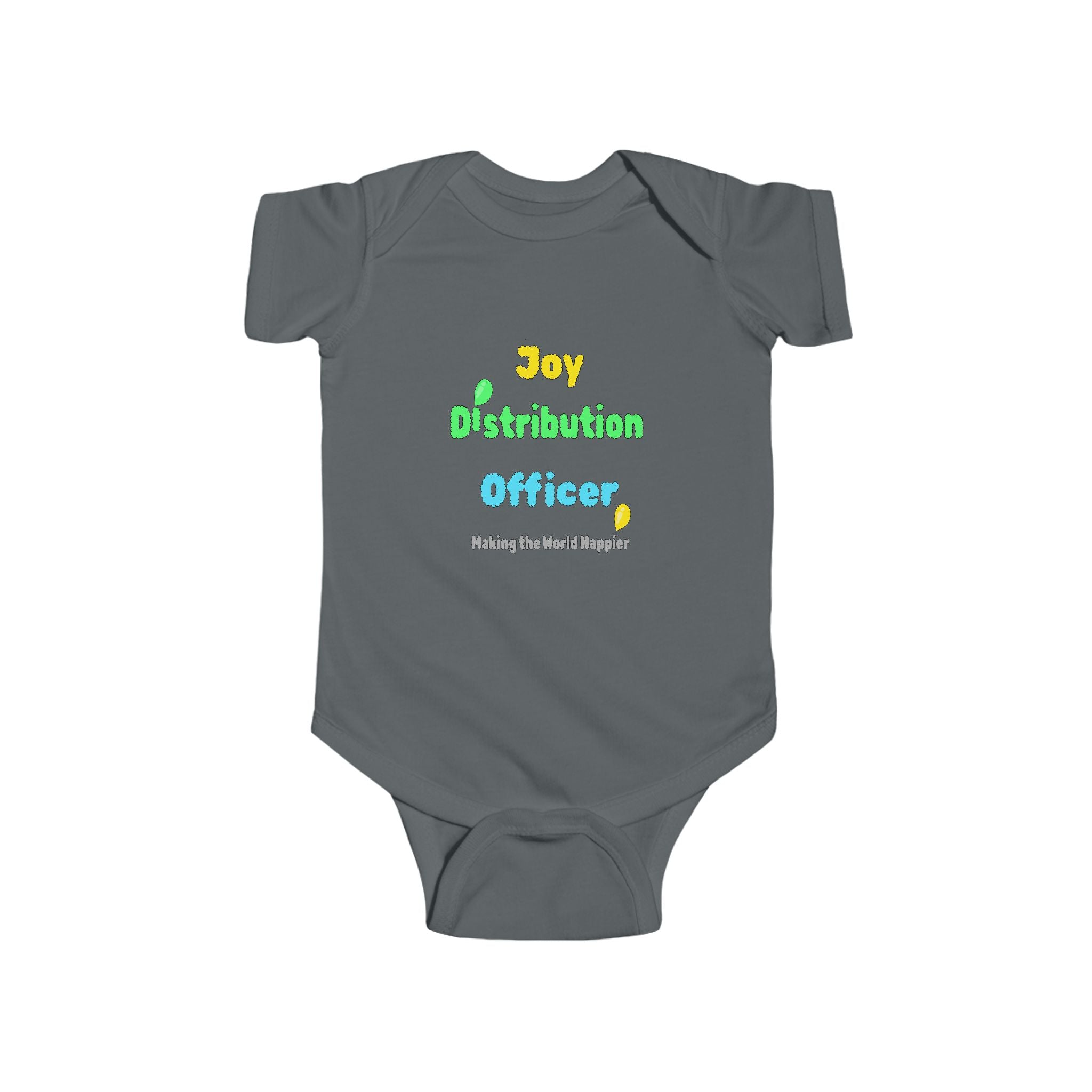 Joy Distribution Officer Baby Bodysuit – Soft & Cute Infant Outfit