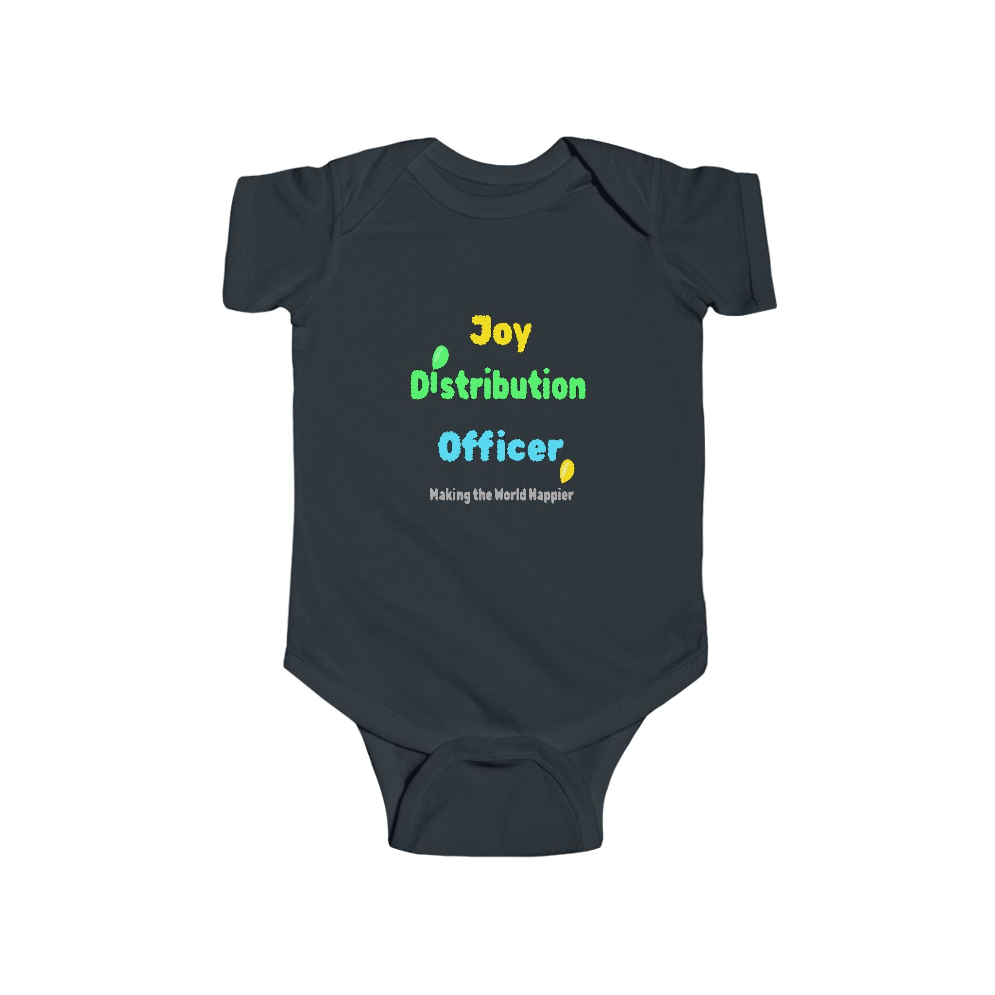 Joy Distribution Officer Baby Bodysuit – Soft & Cute Infant Outfit