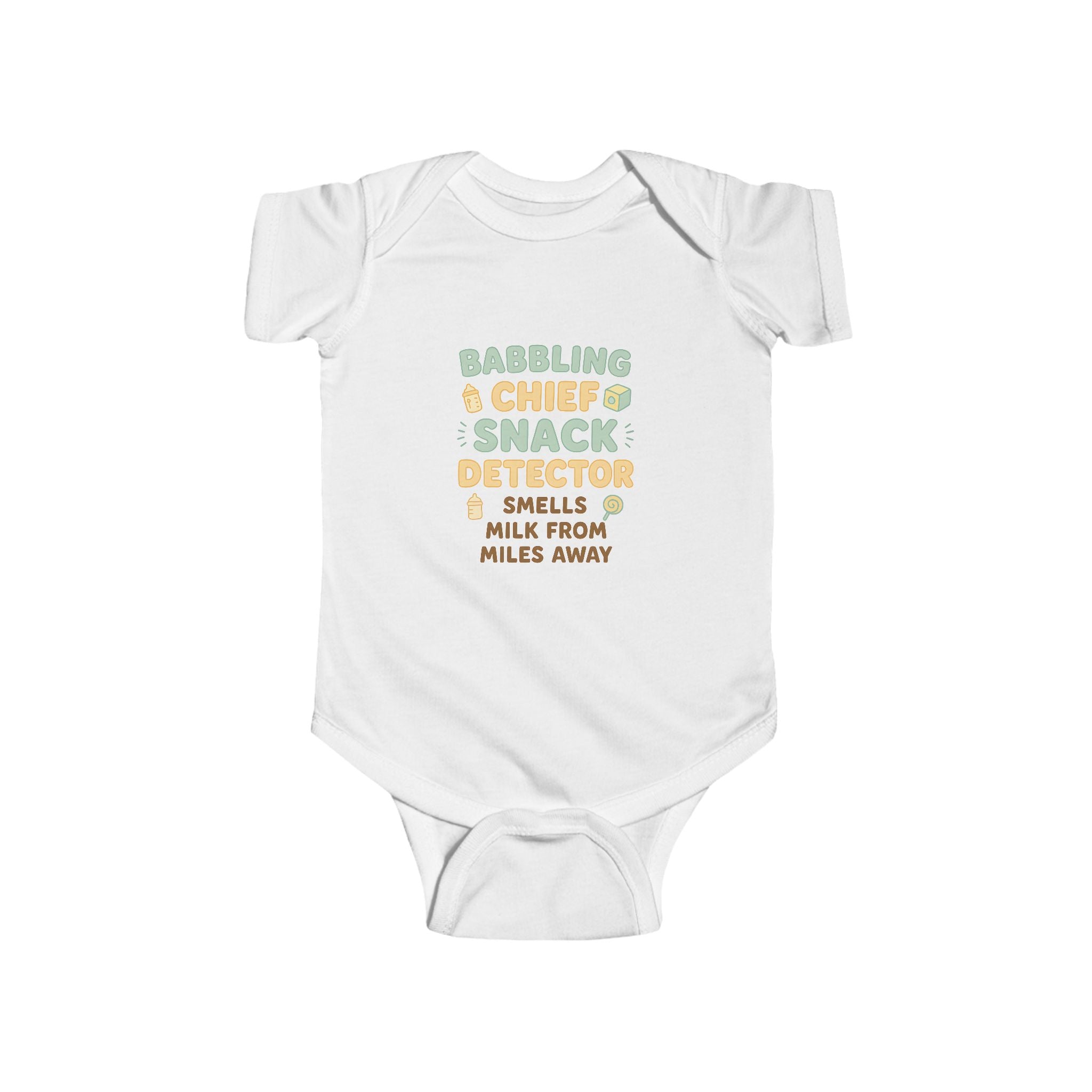 Chief Snack Detector Baby Bodysuit – Soft & Cute Infant Outfit